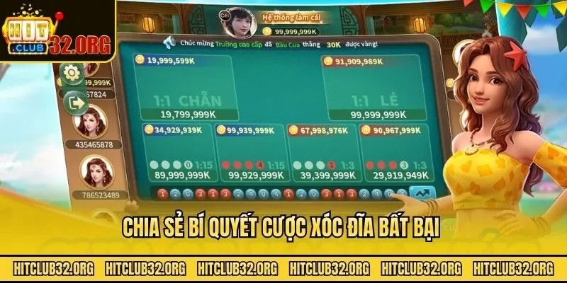 Chia sẻ bí quyết cược xóc đĩa bất bại